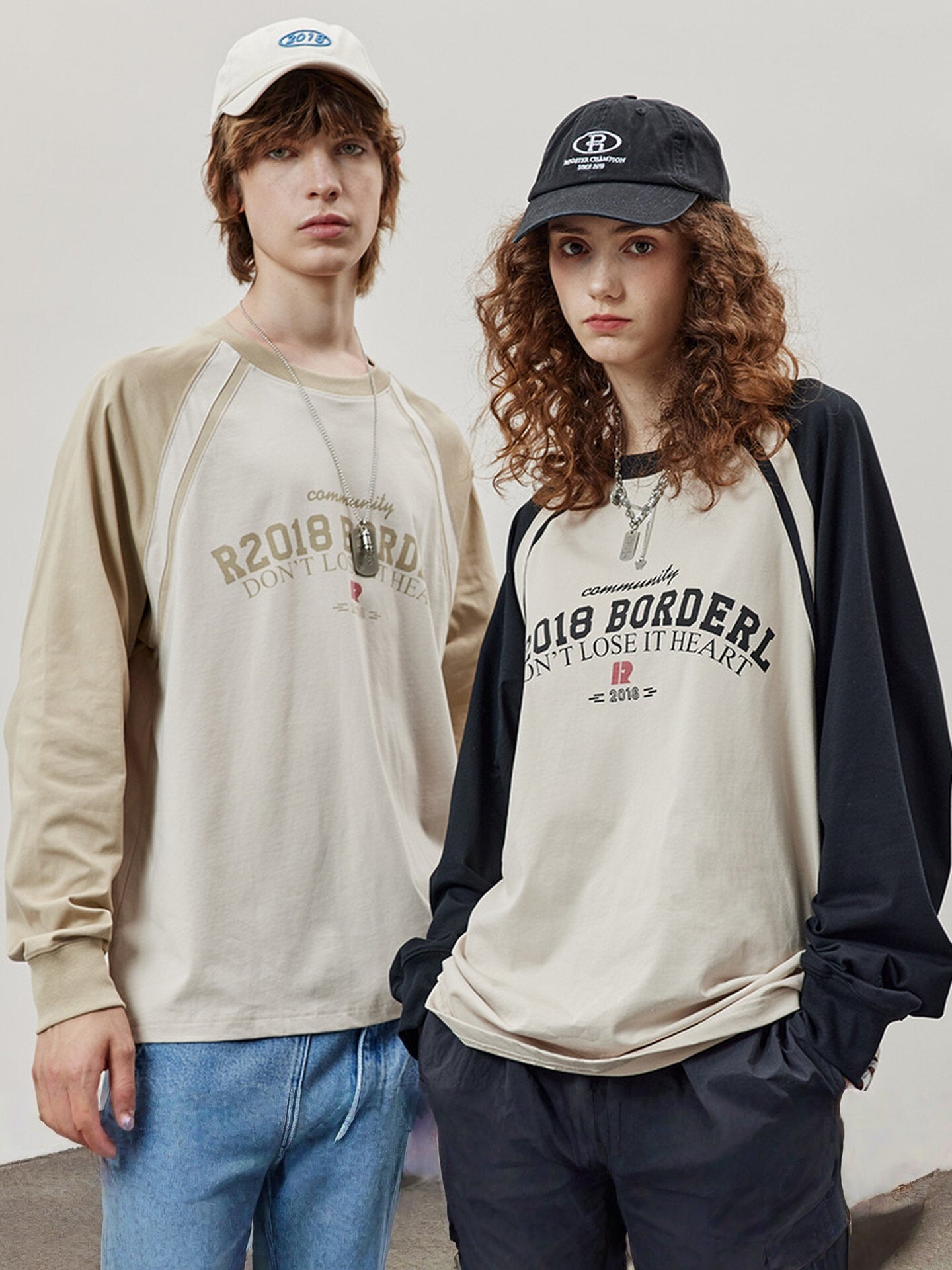 Drop Shoulder Matching Couple Shirts