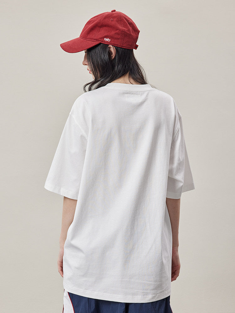 Character Print T-shirt - White