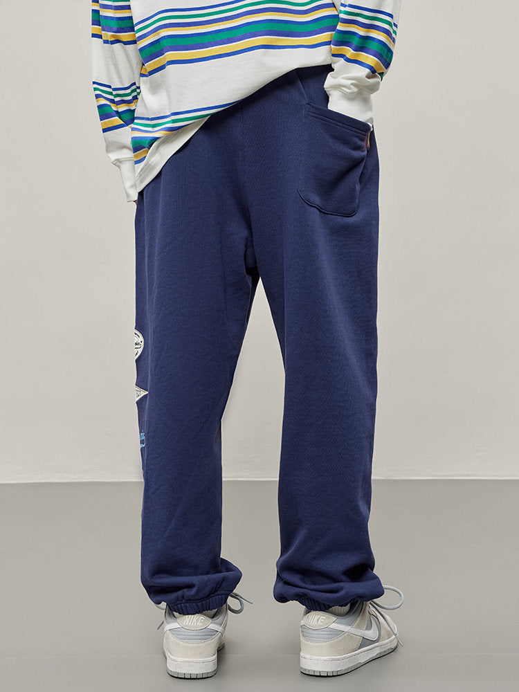 Embroidery Logo Sweatpant - Navy
