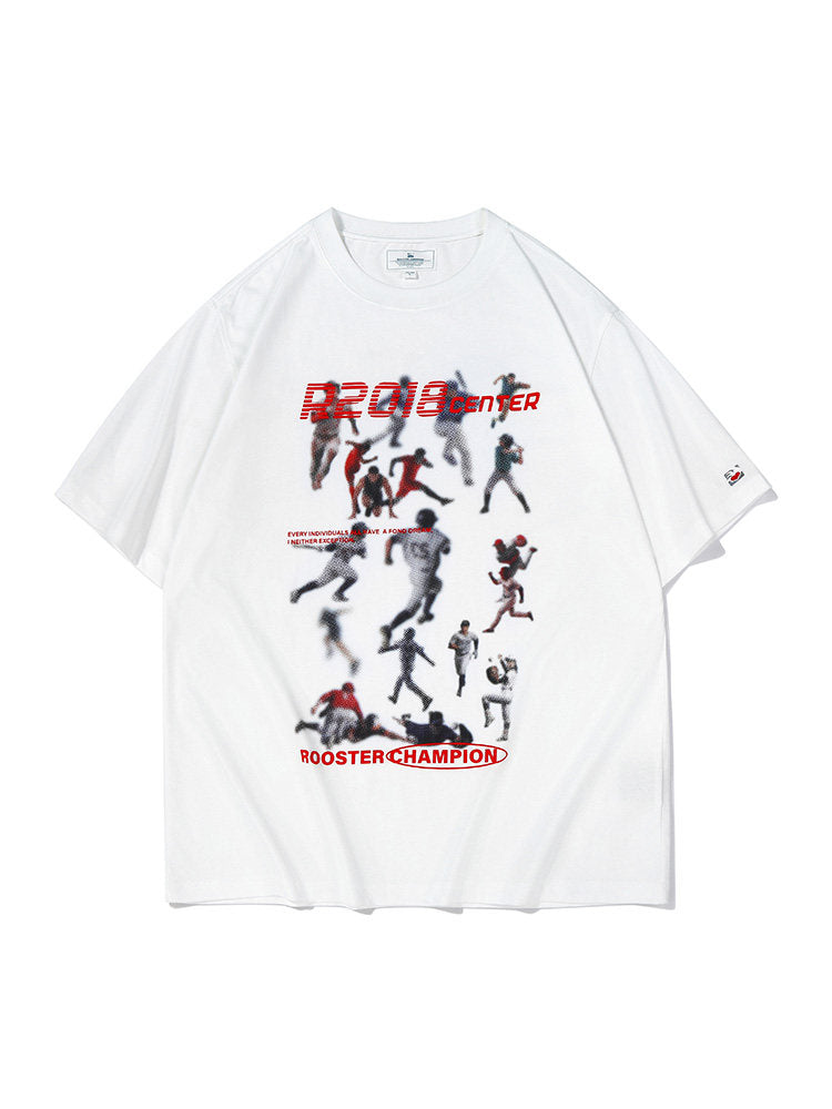 Character Print T-shirt - White