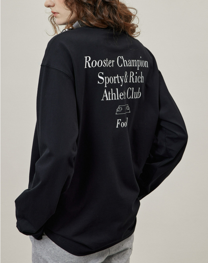 Cotton Long Sleeve Shirt - Black