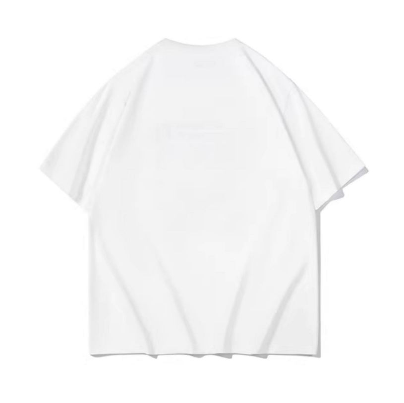 Love Heart Print Cotton T-shirt - White