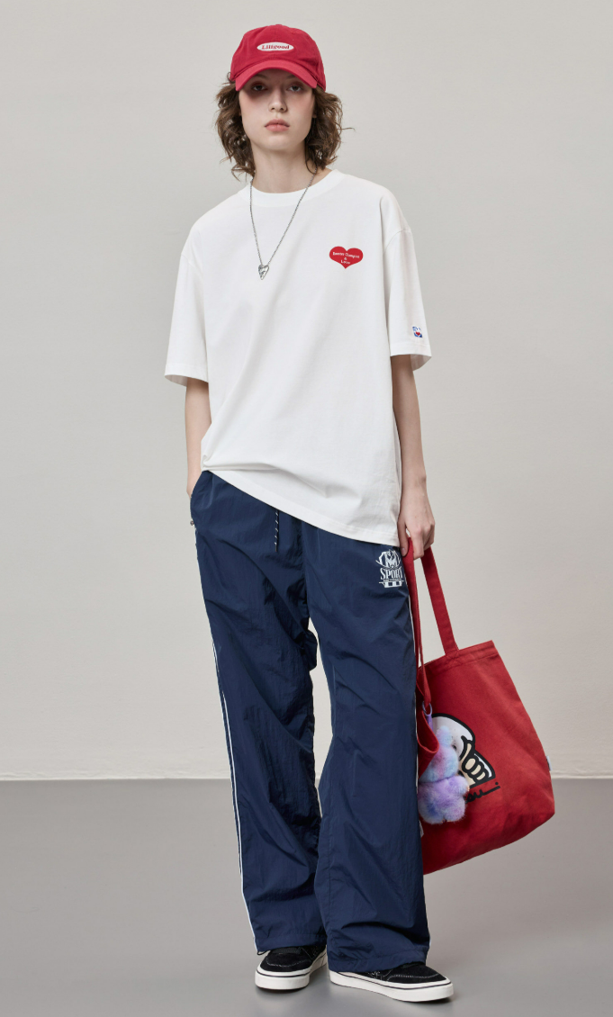 Love Print Matching Couple T-shirts