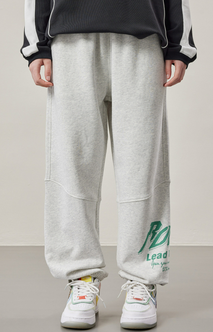 Print Logo Sweatpant - Gray